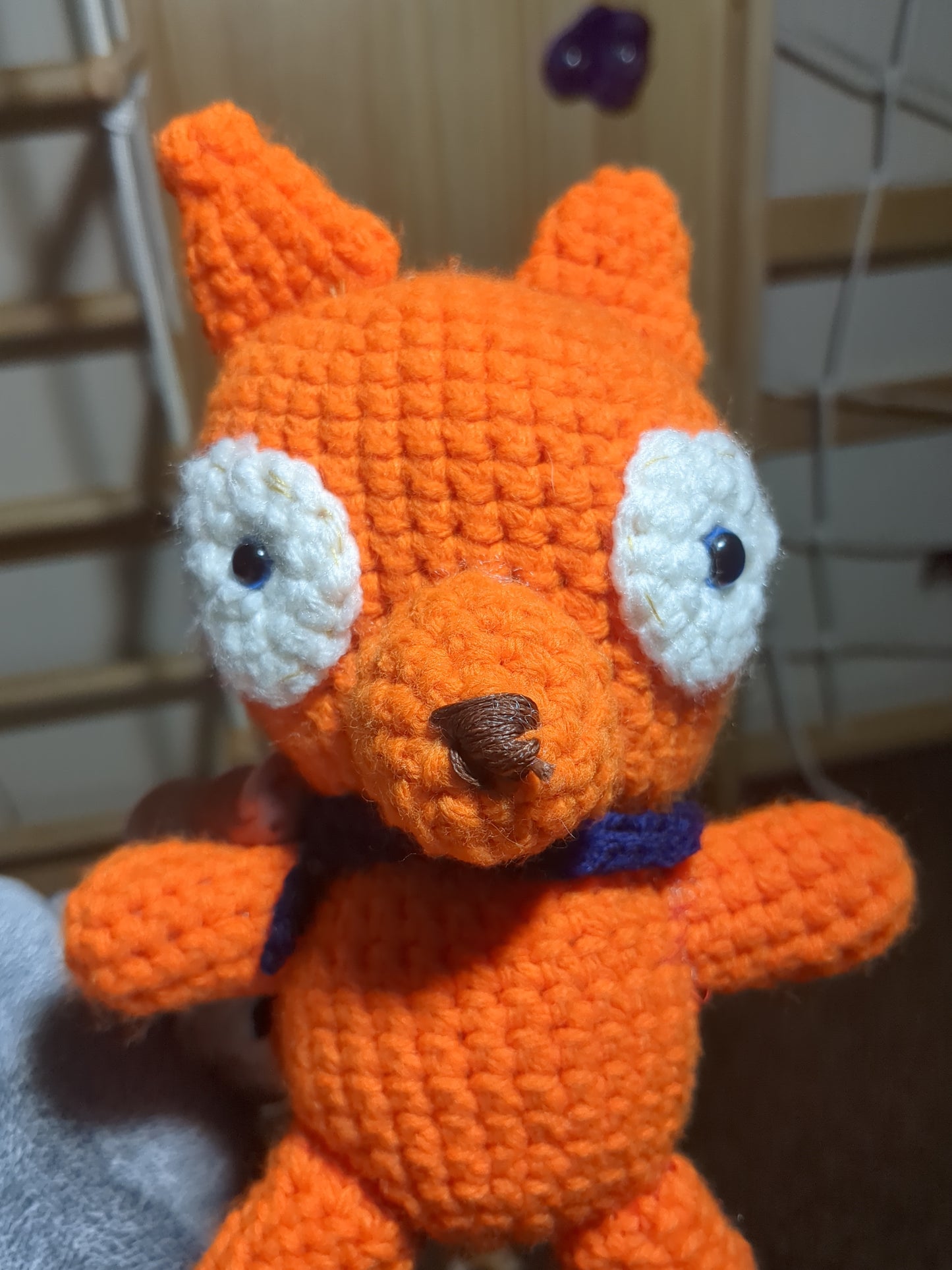 Hand Made Fox Plushie with Scarf