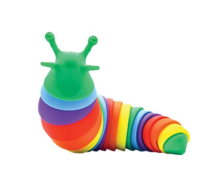 Toy Mania Wriggly Slug Fidget Toy Assortment