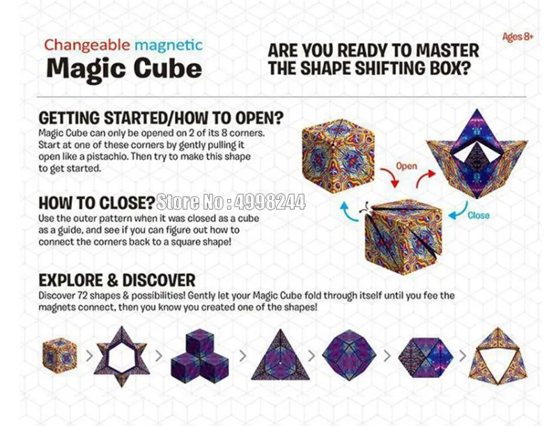 Magnetic Shape Shifting Magic Cube