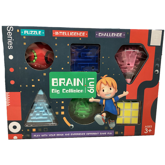 6-in-1 Big Brain Collision Fidget Set